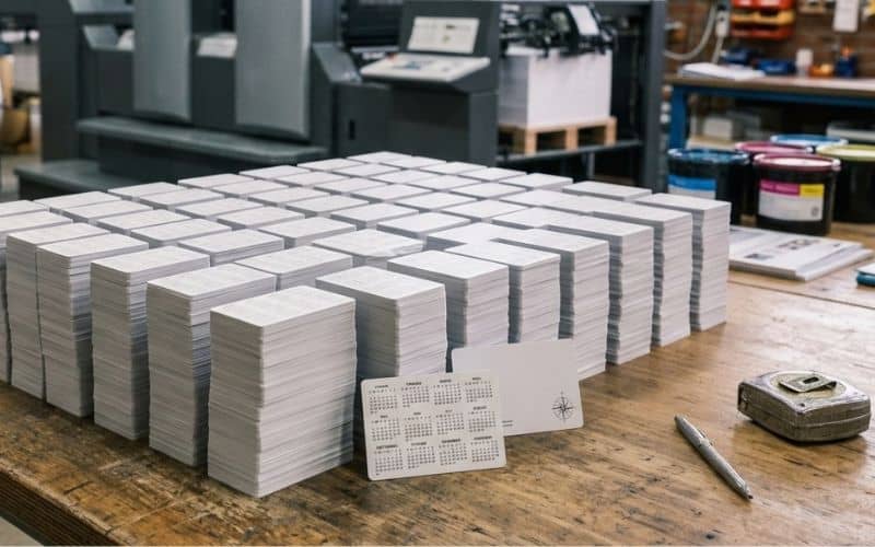 Taschenkalender im Scheckkartenformat