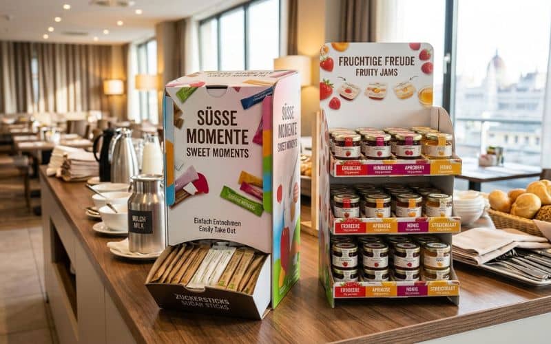Bedrucktes Spenderdisplay